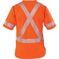 T-shirt &agrave; manches courtes haute visibilit&eacute; Polartec Power Grid, Polyester, Petit, Orange CSL Industriel Inc.