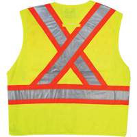 Veste de s&eacute;curit&eacute;, Jaune lime haute visibilit&eacute;, 2T-Grand/3T-Grand, Polyester CSL Industriel Inc.