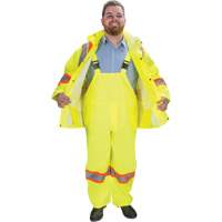 V&ecirc;tements imperm&eacute;ables RZ1000, Polyester, Petit, Jaune lime haute visibilit&eacute; CSL Industriel Inc.