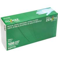 Puncture-Resistant Medical-Grade Disposable Gloves, Small, Nitrile, 4.5-mil, Powder-Free, Blue, Class 2 CSL Industriel Inc.