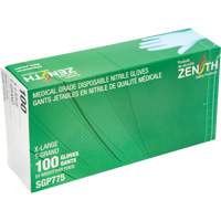 Puncture-Resistant Medical-Grade Disposable Gloves, X-Large, Nitrile, 4.5-mil, Powder-Free, Blue, Class 2 CSL Industriel Inc.