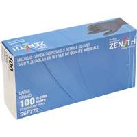 Puncture-Resistant Medical-Grade Disposable Gloves, Large, Nitrile, 5-mil, Powder-Free, Black, Class 2 CSL Industriel Inc.