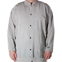 Cowhide Split Leather Welding Jacket, Leather, Small, Grey CSL Industriel Inc.