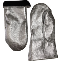 Mitaine de soudage r&eacute;sistant &agrave; la chaleur, Carbone aluminis&eacute;/Cuir, Taille unique, Prot&egrave;ge jusqu'&agrave; 800° F (426.66° C) CSL Industriel Inc.