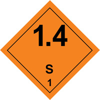 &eacute;tiquettes de manutention de mati&egrave;res dangereuses, 4" lo x 4" la, Noir/orange CSL Industriel Inc.