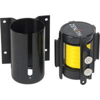 Wall Mount Barrier with Magnetic Tape, Steel, Screw Mount, 7', Yellow Tape CSL Industriel Inc.