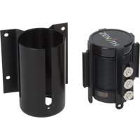 Wall Mount Barrier with Magnetic Tape, Steel, Screw Mount, 12', Black Tape CSL Industriel Inc.