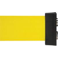 Wall Mount Barrier with Magnetic Tape, Steel, Screw Mount, 7', Yellow Tape CSL Industriel Inc.