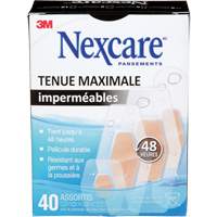 Nexcare Max-Hold Waterproof Bandages, Assorted, Plastic, Sterile CSL Industriel Inc.