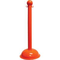 Poteau pour service intense, Hauteur de 40", Orange CSL Industriel Inc.