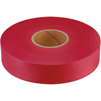 Ruban de signalisation Empire, 1" la x 600' lo, Rouge fluorescent CSL Industriel Inc.