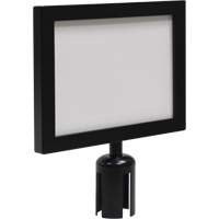 Sign Frame for Crowd Control Post, Black CSL Industriel Inc.
