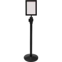 Sign Frame for Crowd Control Post, Black CSL Industriel Inc.