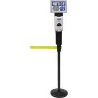 Sign & Dispenser Holder for Crowd Control Post, Black CSL Industriel Inc.