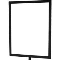 Heavy-Duty Vertical Sign Holder for Classic Posts, Black CSL Industriel Inc.