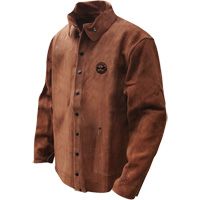 Gander Brand Split Cowhide Welding Jacket, Leather, 4X-Large, Brown CSL Industriel Inc.