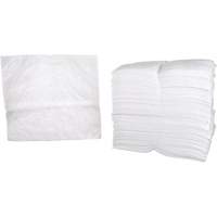 Feuilles absorbantes p&eacute;trochimiques, Huile seulement, 19" x 17", 38,7 gal. d'absorption CSL Industriel Inc.