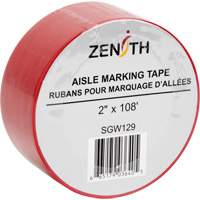 Ruban pour marquage d'all&eacute;es, 2" x 108', PVC, Rouge CSL Industriel Inc.