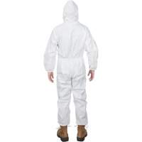 Combinaisons &agrave; capuchon de premi&egrave;re qualit&eacute;, Petit, Blanc, Microporeux CSL Industriel Inc.
