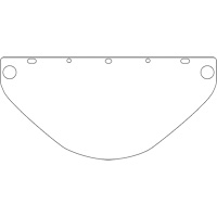 Visi&egrave;re de s&eacute;curit&eacute; universelle Dynamic, Polycarbonate, Teinte Transparent CSL Industriel Inc.