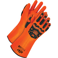 Gants r&eacute;sistants aux produits chimiques Deny, Taille 9, 14" lo, PVC, Doublure en Tissu &eacute;ponge CSL Industriel Inc.