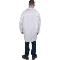 Sarraus de laboratoire de protection, Microporeux, Blanc, Petit CSL Industriel Inc.