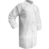 Care Lab Coat, Polypropylene, White, Small CSL Industriel Inc.