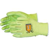 Gants &agrave; haute visibilit&eacute; en fibre de filament composite r&eacute;sistants aux coupures, Taille 5, Calibre 18, Rev&ecirc;tement Mousse de nitrile, Enveloppe en TenActiv, ANSI/ISEA 105 niveau 4 CSL Industriel Inc.
