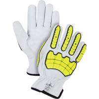 Gants r&eacute;sistants aux coupures et aux chocs, Petit, Paume en Ch&egrave;vre, Poignet Conducteur CSL Industriel Inc.