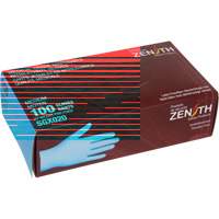 Gants tactiles jetables de calibre m&eacute;dical, Petit, Nitrile/vinyle, 4,5 mils, Sans poudre, Bleu, Classe 2 CSL Industriel Inc.