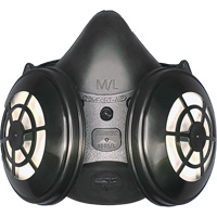 Ensemble de respirateur &agrave; demi-masque N95 Comfort-Air 400Nx noir sans soupape d'expiration, &eacute;lastom&egrave;re/Caoutchouc, Petit/Moyen CSL Industriel Inc.