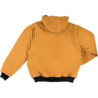 Blouson d'aviateur en toile lourde avec capuchon, Hommes, Petit, Brun CSL Industriel Inc.