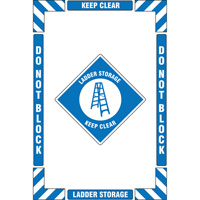 "Ladder Storage" Floor Marking Kit, Adhesive, English with Pictogram CSL Industriel Inc.