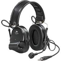 Casque VI NIB avec fils de sortie unique et rail arc Peltor ComTac, Style Bandeau, 23 dB CSL Industriel Inc.