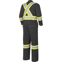 7702BK Combinaison ignifuge et r&eacute;sistant &agrave; l'arc &eacute;lectrique 88/12 FR-Tech, Taille 36, Noir, 9,7 cal/cm² CSL Industriel Inc.
