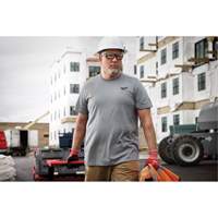 Hybrid Work Tee Shirt, Men's, Small, Grey CSL Industriel Inc.