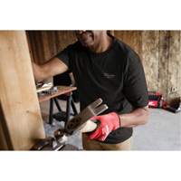 Hybrid Work Tee Shirt, Men's, Small, Black CSL Industriel Inc.
