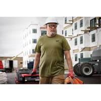 Hybrid Work Tee Shirt, Men's, Small, Green CSL Industriel Inc.