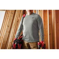 Hybrid Work Tee Shirt, Men's, Small, Grey CSL Industriel Inc.