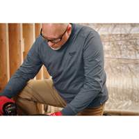 Hybrid Work Tee Shirt, Men's, Small, Blue CSL Industriel Inc.