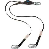 Anti-Corrosion Energy Absorbing Lanyard, 6', Snap Hook Center, Snap Hook Leg Ends, Polyester CSL Industriel Inc.