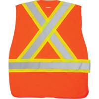 Veste d'arpenteur haute visibilit&eacute; conforme &agrave; la CSA, Orange haute visibilit&eacute;, 2T-Grand, Polyester CSL Industriel Inc.