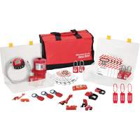 Trousse de cadenassage avec cadenas en thermoplastique de qualit&eacute; sup&eacute;rieure Zenex, Ensemble &eacute;lectrique, 27 composants compris CSL Industriel Inc.