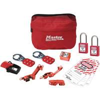 Trousse de cadenassage standard avec cadenas en thermoplastique Zenex, Ensemble &eacute;lectrique, 13 composants compris CSL Industriel Inc.