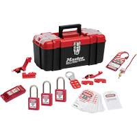Trousse de cadenassage standard avec cadenas en thermoplastique Zenex, Ensemble &eacute;lectrique, 14 composants compris CSL Industriel Inc.