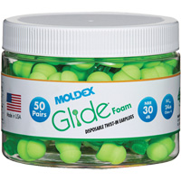 Glide&reg; Foam Earplugs, Bulk - Canister CSL Industriel Inc.