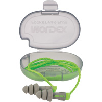 Alphas Reusable Earplugs, Corded, Bulk - Plastic Case, 27 dB NRR, One-Size CSL Industriel Inc.