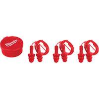 Reusable Ear Plugs, Corded, Pair - Plastic Case, 26 dB NRR, One-Size CSL Industriel Inc.