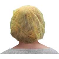 Bonnets bouffants, Polypropyl&egrave;ne, 21", Jaune CSL Industriel Inc.