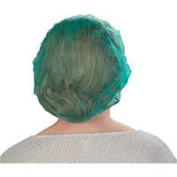Bonnets bouffants, Polypropyl&egrave;ne, 21", Vert CSL Industriel Inc.